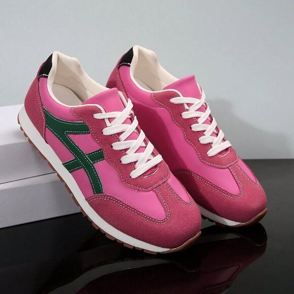 Casual Women's Patchwork Sneakers - Picture 3 of 7